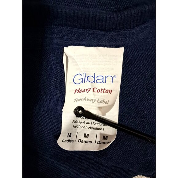 Seahawks This Girl Loves Big Sacks Seahawks D Graphic Tee Navy Medium Gildan Hea - Picture 3 of 11